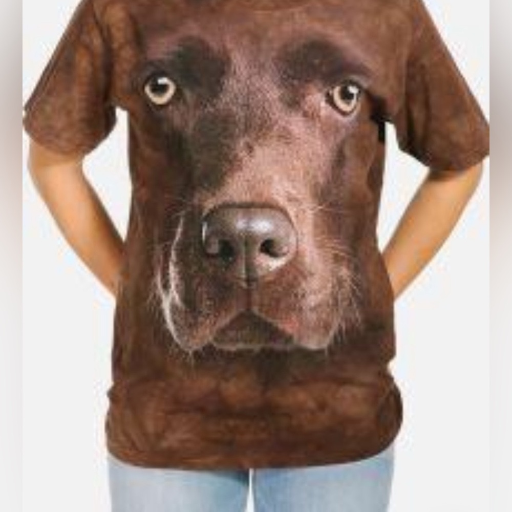 Large Brown Lab Chocolate Lab Dog T-Shirt
